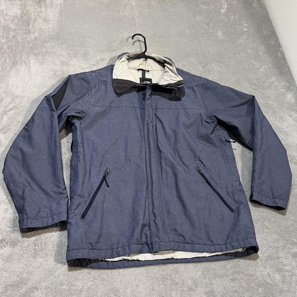 The North Face DryVent Ski Jacket Mens Medium Blue Insulated Full Zip A14G